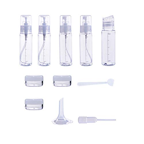Hemoton 11pcs Travel Bottle Set for Shampoo & Lotion - Perfect for Air Travel & Camping