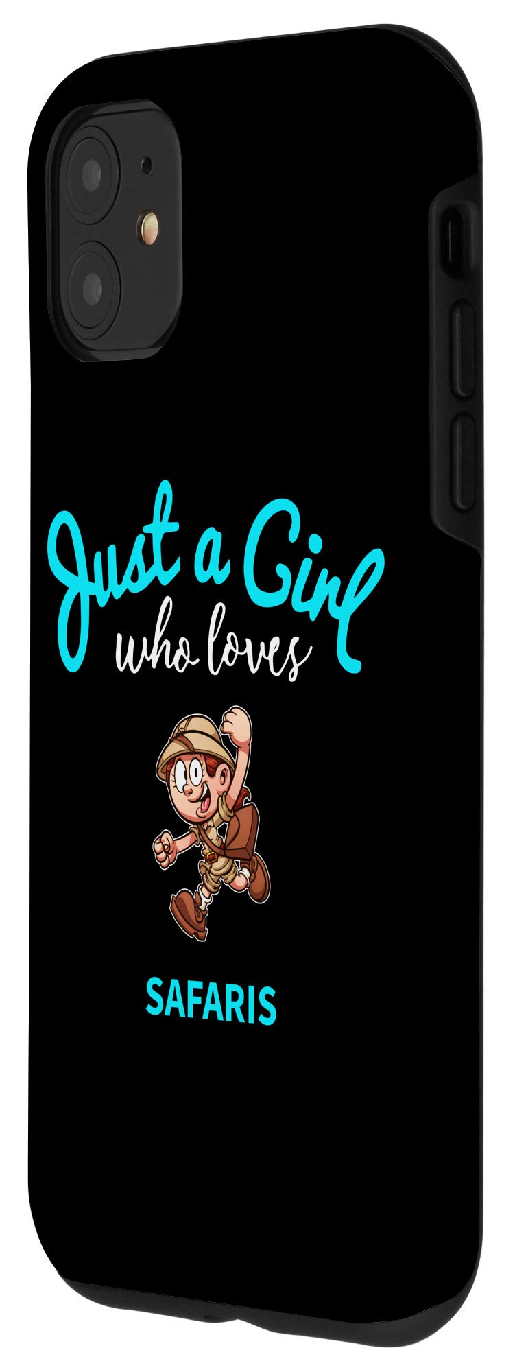 iPhone 11 Case for Girls - Cute Safari Animal Print Protective Cover - Perfect for School, Travel & Everyday Use