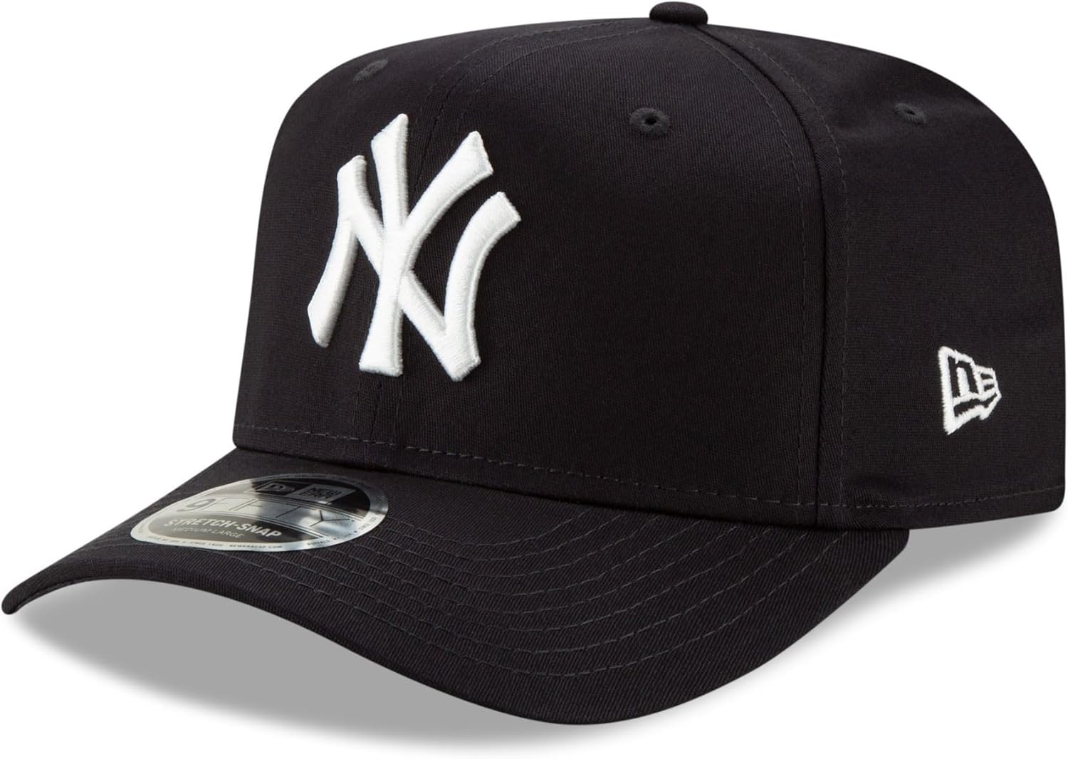 New York Yankees New Era 9Fifty Navy Blue Stretch Snapback Cap - Official MLB Baseball Hat for Men & Women - Perfect for Games, Streetwear & Fan Collections