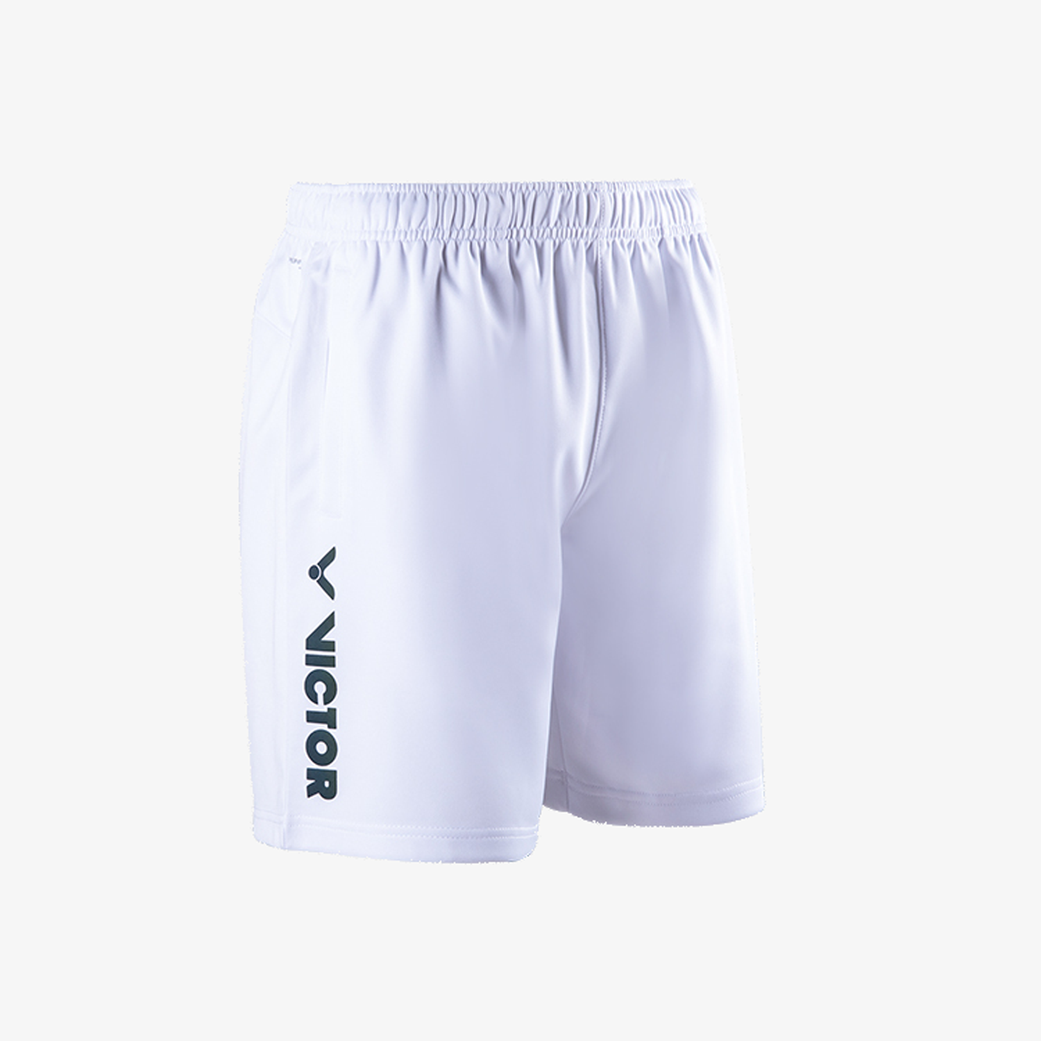 Victor Junior Shorts R 32205A - Boys' Athletic Running Shorts with Pockets, White - Perfect for School PE, Sports Practice & Summer Outdoor Activities