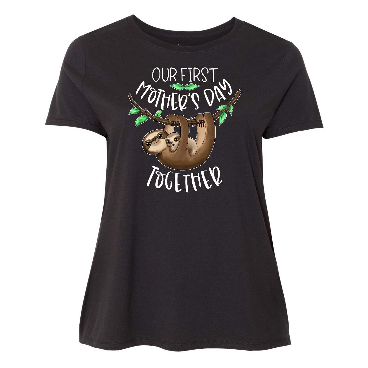 Inktastic Our 1st Mothers Day Together Cute Mom and Women's Plus Size T-Shirt - Comfortable Cotton Tee for Mother's Day Gifts, Family Celebrations & Casual Wear