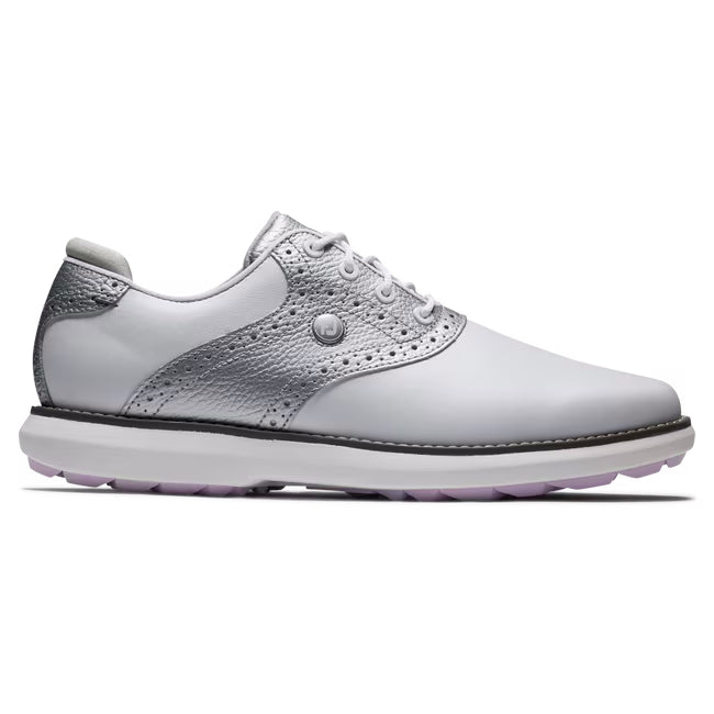 FootJoy Women's Traditions Spikeless Golf Shoes - Comfortable & Stylish Golf Footwear for Women | Perfect for Course Play & Casual Wear