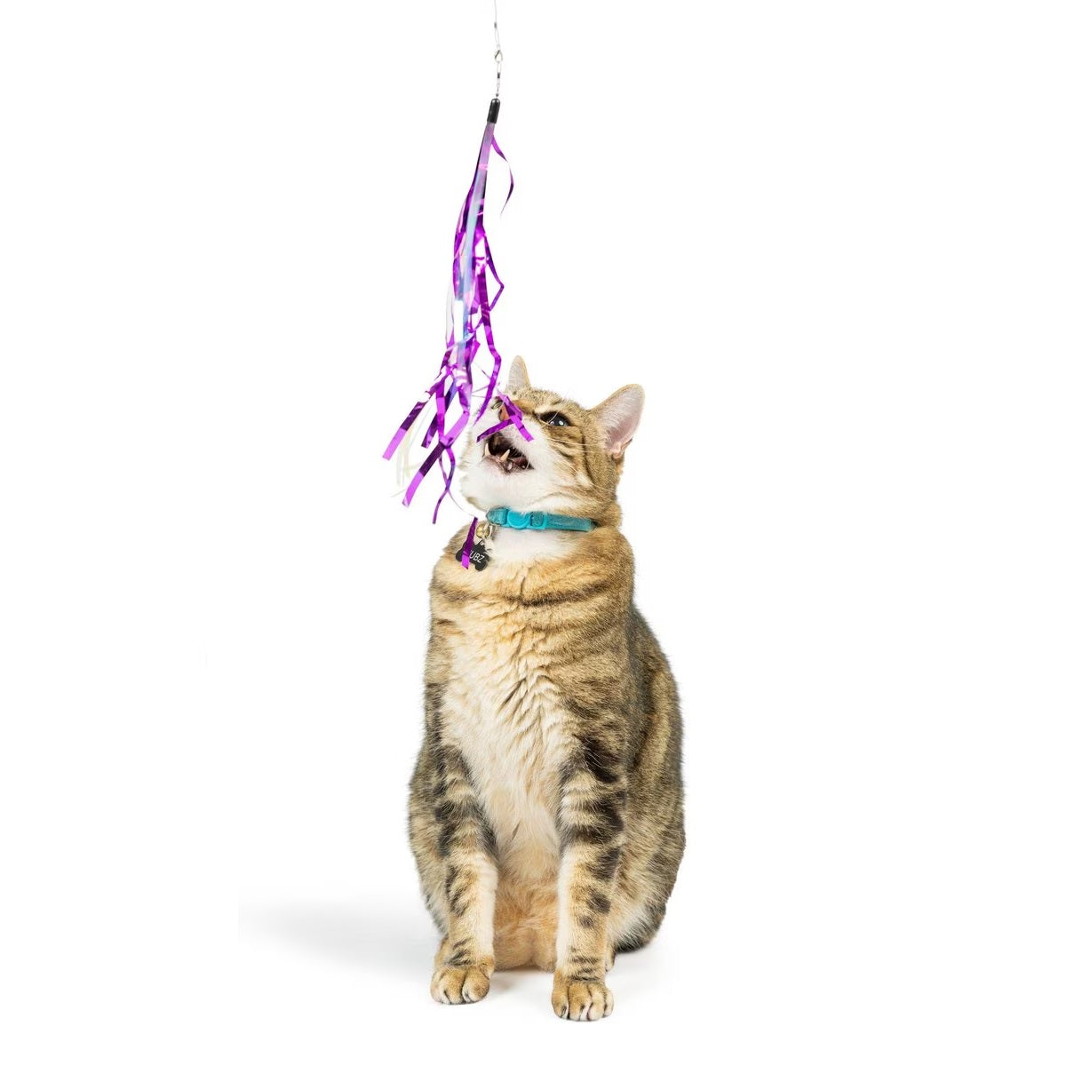 Pink Mouse Tails Cat Teaser Replacement - Durable Interactive Cat Toy for Playtime & Exercise - Perfect for Kittens & Adult Cats