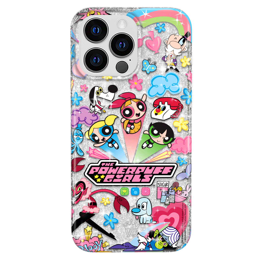 The Powerpuff Girls Girl Power iPhone Case - Cute Cartoon Character Phone Cover for iPhone 13/12/11/X/8/7 - Perfect for Fans, Kids, and Gift Giving - Durable Protection for School, Work, and Everyday Use