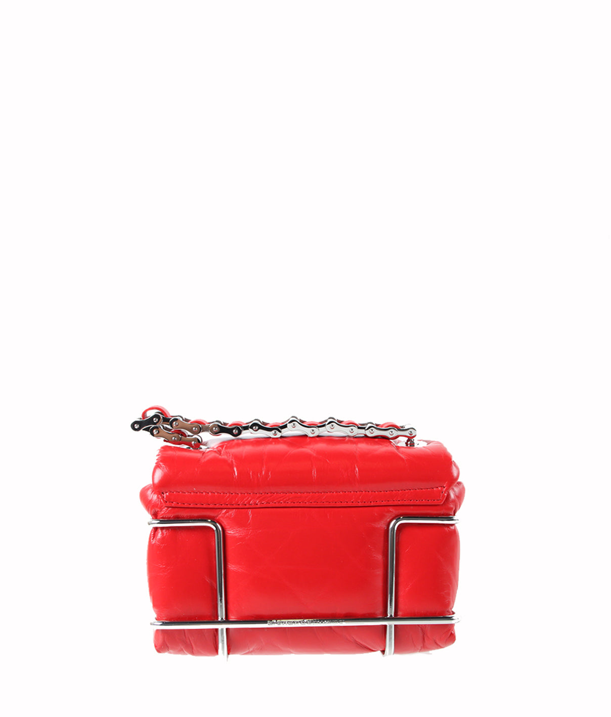 Halo Quilted Crossbody Bag for Women - Stylish Red & Silver Leather Purse - Perfect for Travel, Shopping & Everyday Use