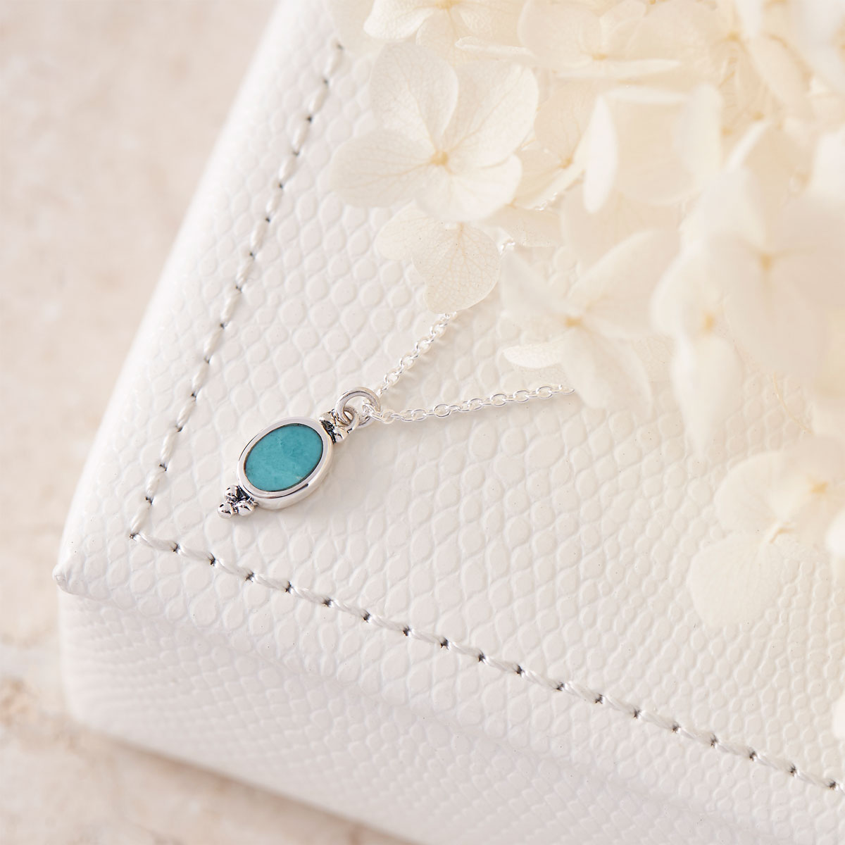 Moon Song Turquoise Necklace - Handmade Sterling Silver Jewelry for Women | Boho Chic Accessories for Everyday Wear & Special Occasions
