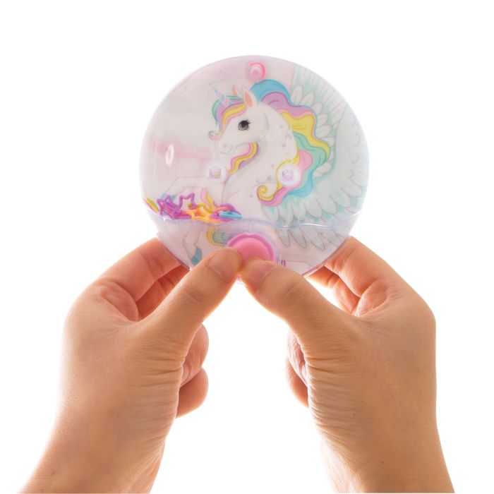 Circular IsGift Water Filled Games Unicorn - Fun Sensory Toy for Kids Birthday Parties, Stress Relief & Autism Therapy
