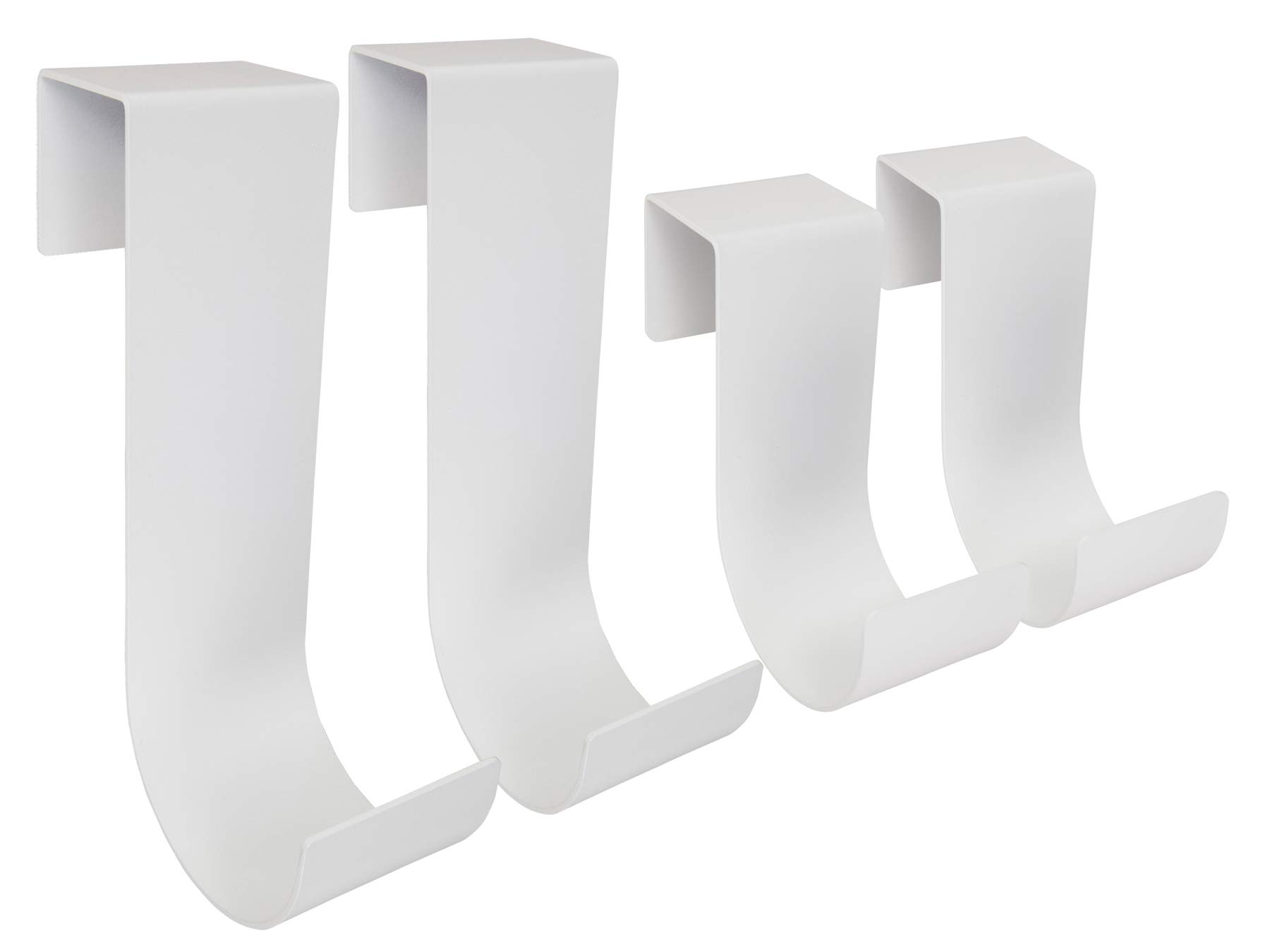 White Fence Hooks 23SET-W for Garden & Home Decor