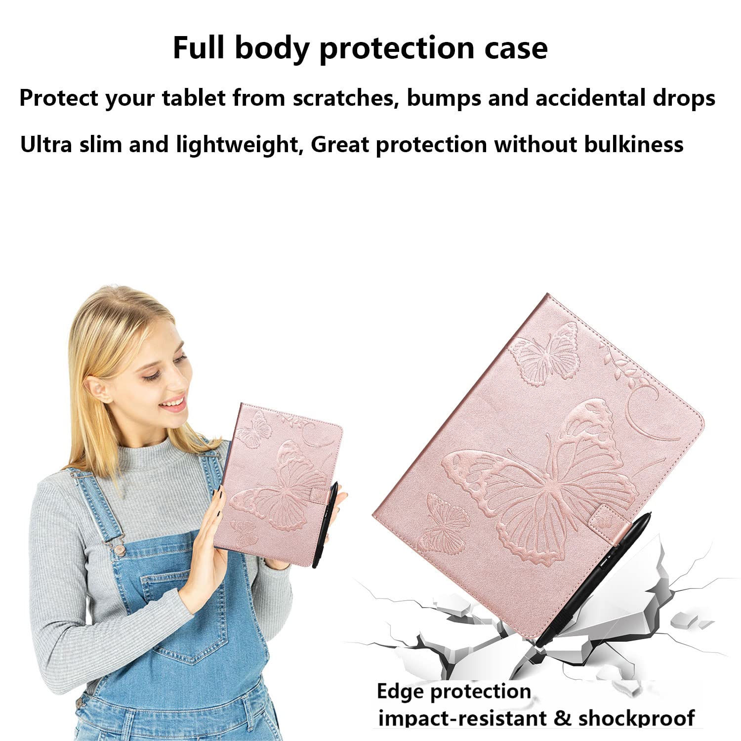 Premium PU Leather iPad Case for iPad 9th/8th/7th Gen 10.2