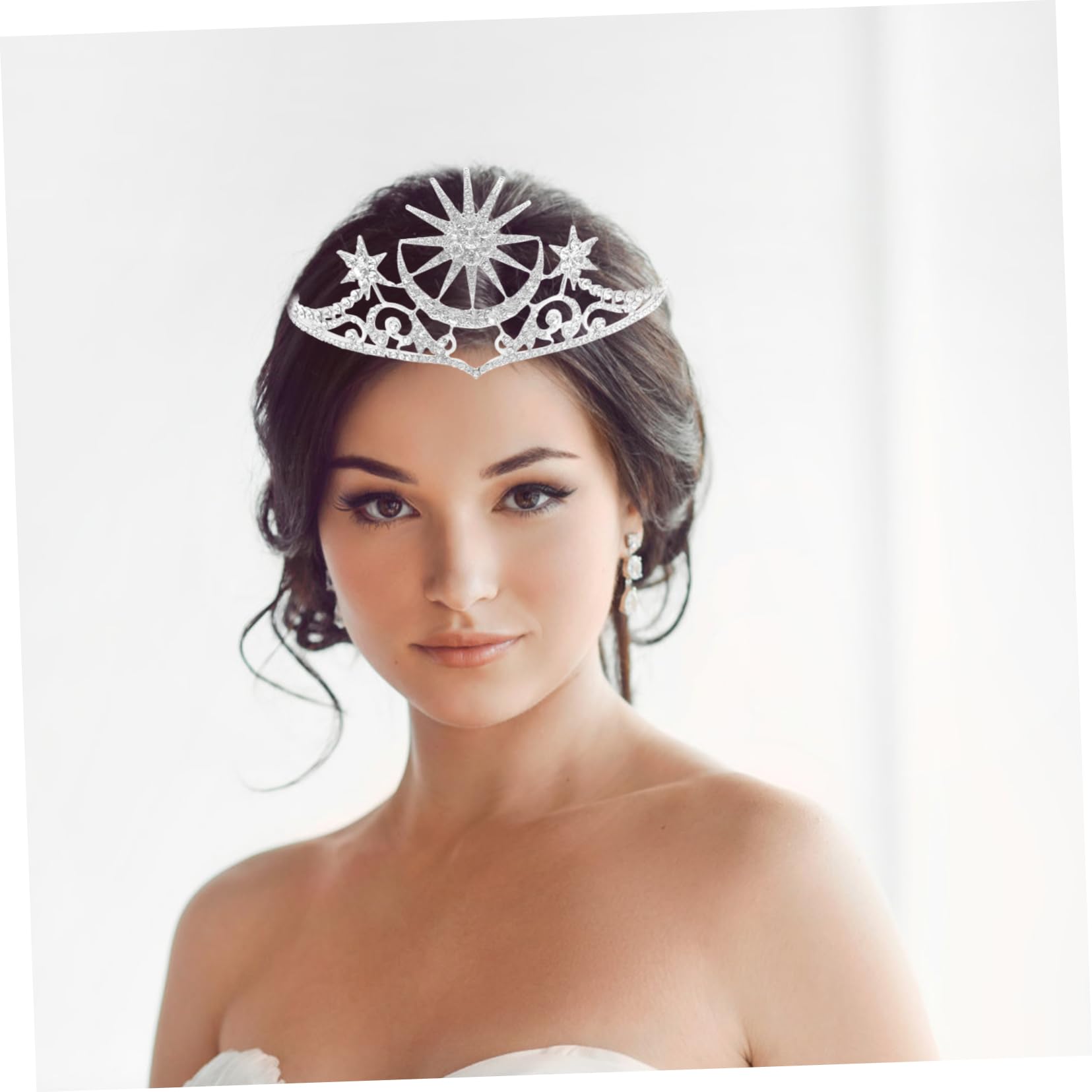 Elegant Rhinestone Wedding Tiara for Women – Bridal Hair Accessory for Bride, Bridesmaids & Special Occasions