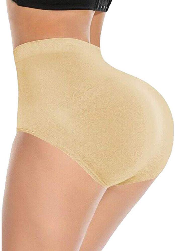 HOMETA Women's Seamless Butt Lifter Panties - Padded Hip Enhancer with Tummy Control for Everyday Comfort & Confidence | Perfect for Workout, Yoga, and Body Shaping Under Clothes
