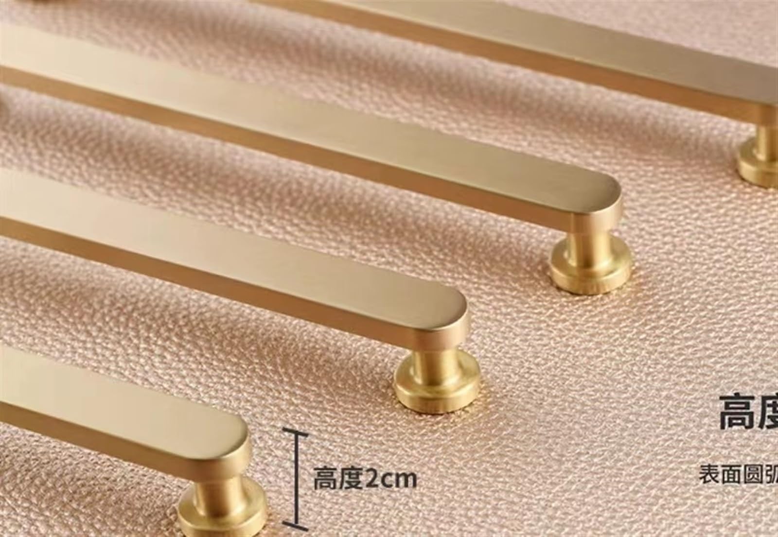 Vintage Solid Brass Cabinet Knobs and Drawer Pulls - 2 Pack Antique Furniture Handles with Screws for Kitchen, Dresser, Wardrobe & Bathroom - Durable Retro Hardware for Cabinets & Drawers