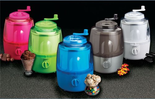 Deni 5201 Fully Automatic 1.5-Quart Ice Cream Maker with Candy Crusher - Blueberry Frozen Yogurt & Gelato Machine for Home, Parties & Dessert Lovers