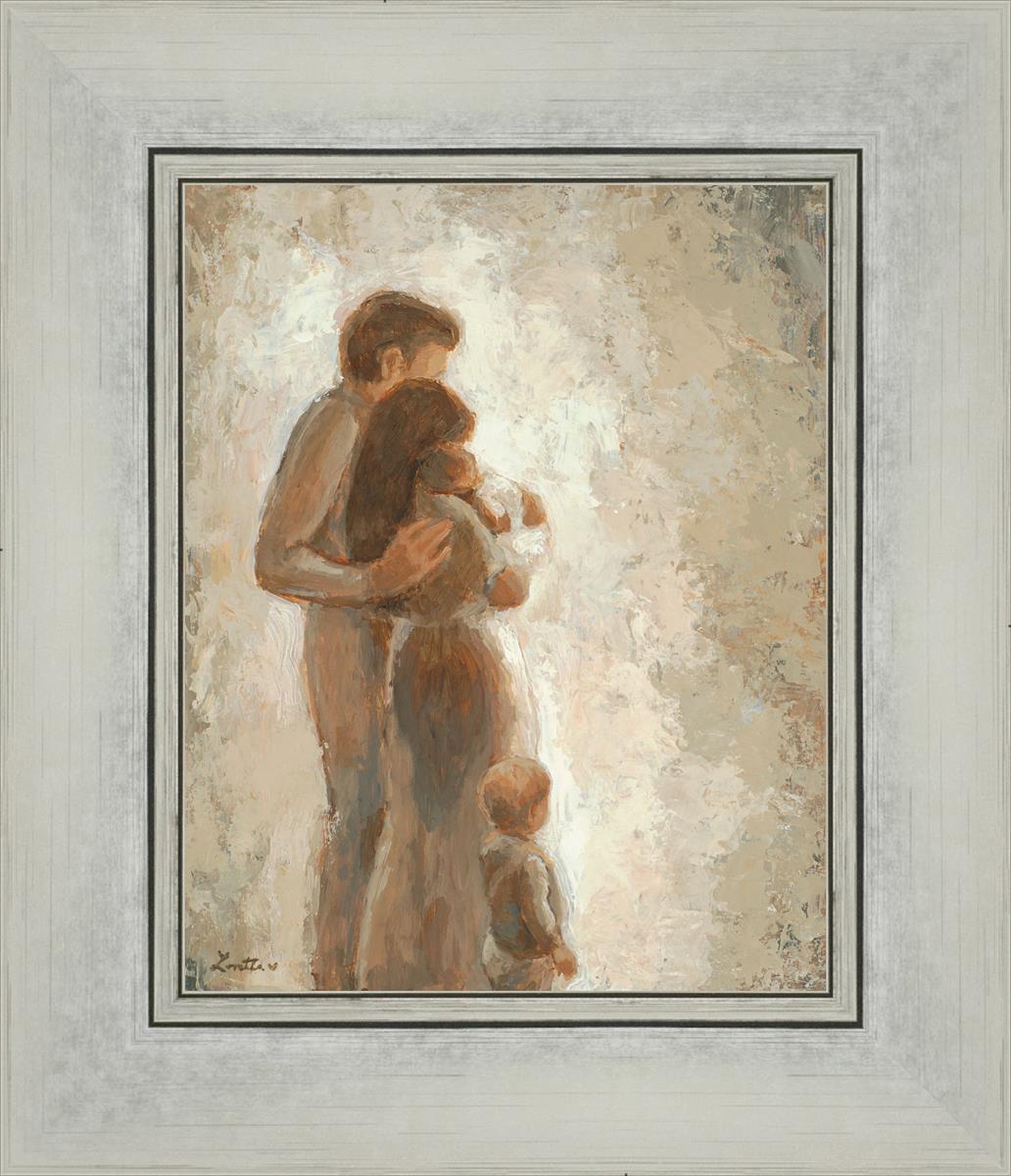 Family Looking Towards the Light - Inspirational Wall Art for Home Decor | Motivational Canvas Print for Living Room, Bedroom & Office | Perfect Gift for Family & Friends