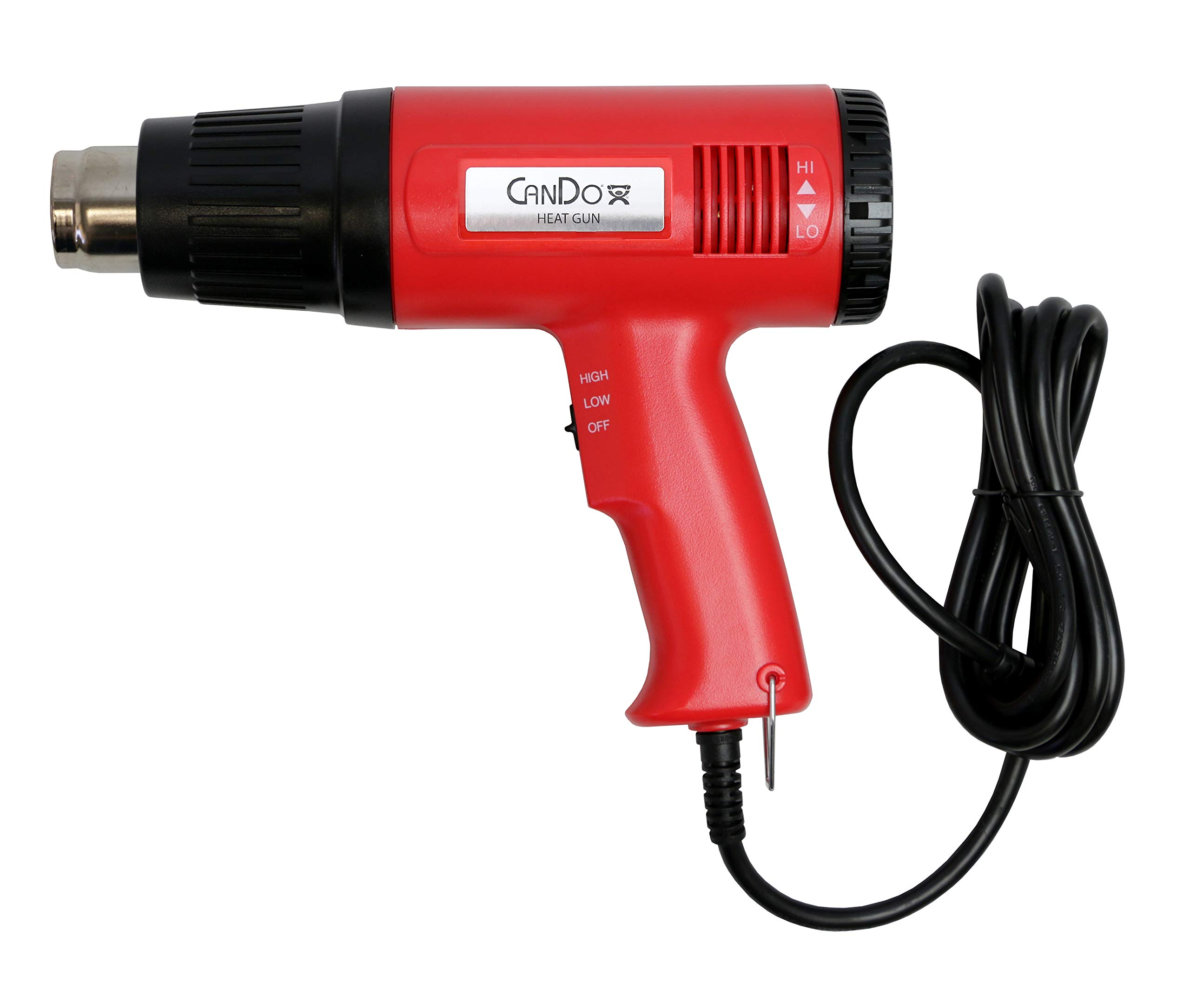 CanDo Heat Gun - 1500W Professional Hot Air Gun with Adjustable Temperature (300°F-1100°F), Lightweight 2.03 lbs for DIY, Shrink Wrapping, Paint Stripping, Thawing Pipes & Craft Projects