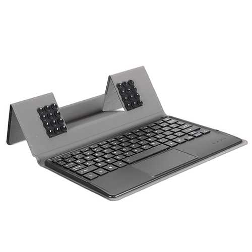 Universal Folding Stand Bluetooth Keyboard Case Cover for 9.6-10.6 Inch Tablets - Compatible with G10Max & More | Perfect for Work, Study & Travel