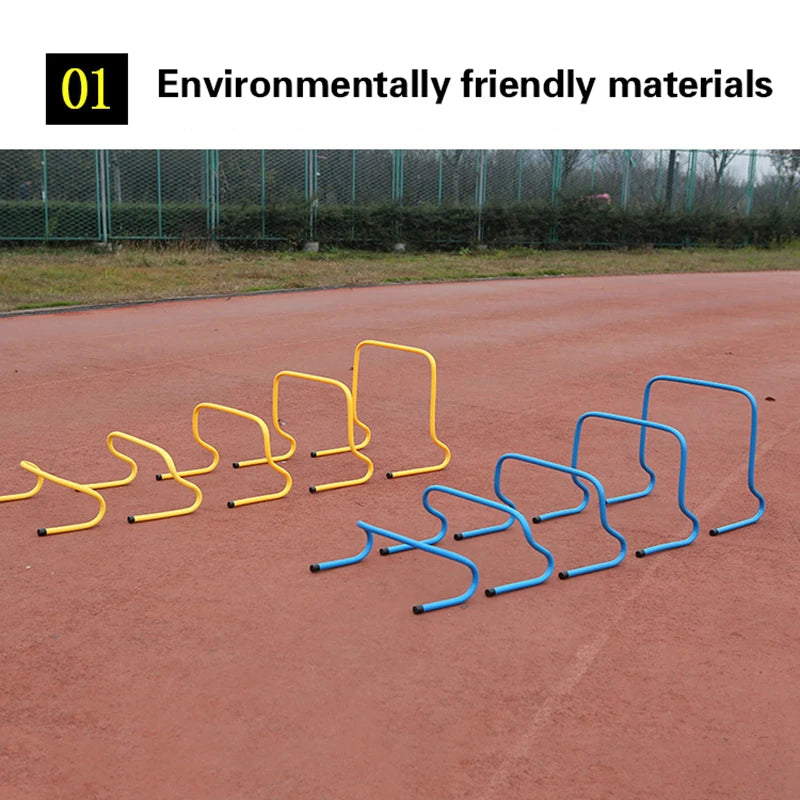 Agility Training Equipment Set - Soccer Hurdles, Football Storage Carrier & Cloth Wrapper for Sports Practice | Perfect for Football Drills, Soccer Training & Field Exercises