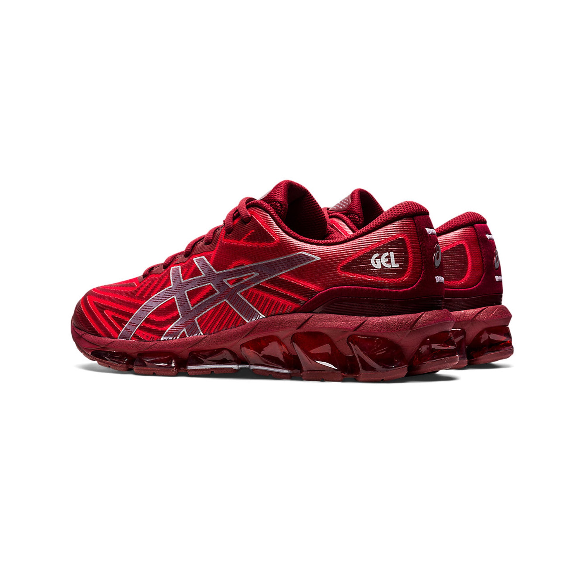 ASICS Gel Quantum 360 VII Knit Running Shoes for Men - Classic Red/Black | Comfortable Cushioned Sneakers for Jogging, Gym Workouts & Daily Walking