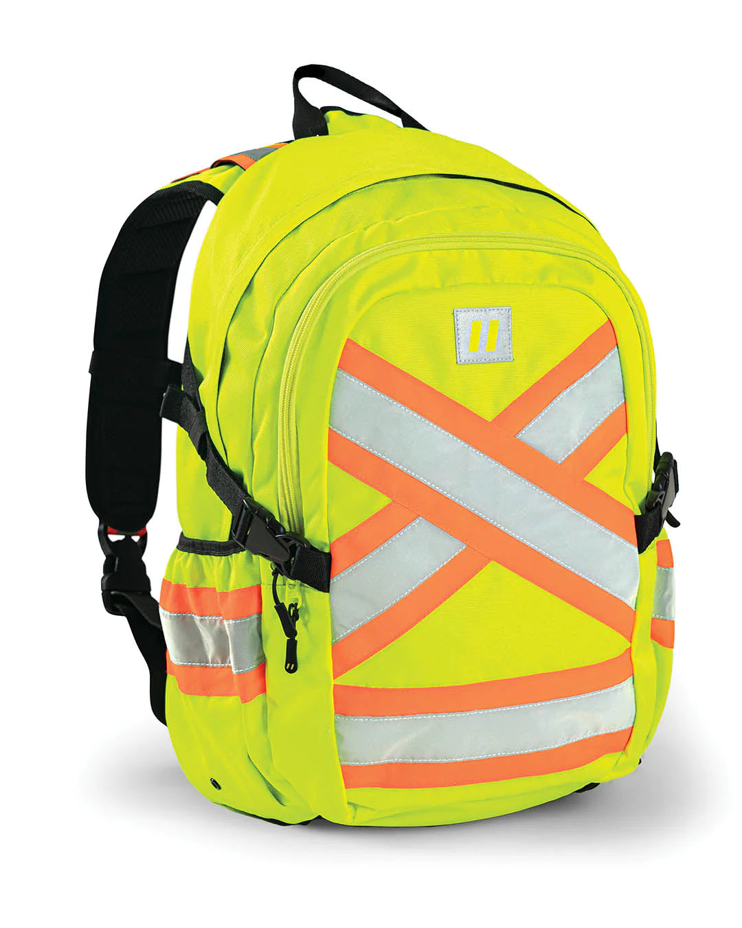 FORCEFIELD Signal 32L High Visibility Safety Backpack - Waterproof Work Backpack with Reflective Strips for Construction, Cycling & Outdoor Activities