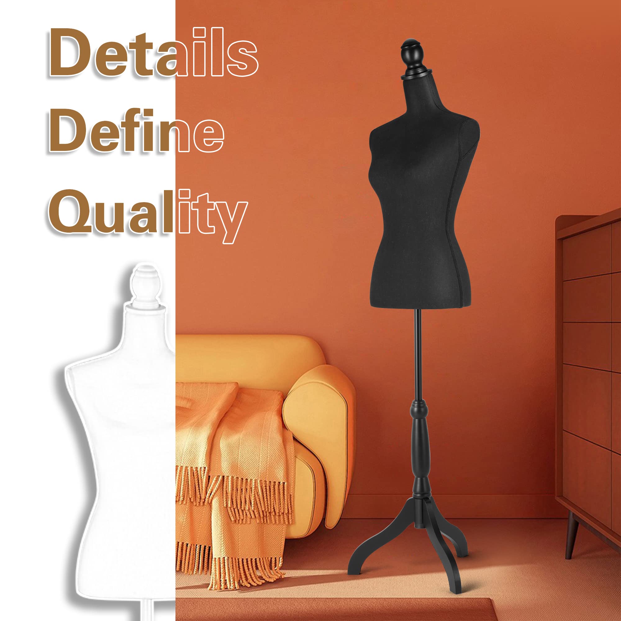 Adjustable Female Dress Form Mannequin 52-67