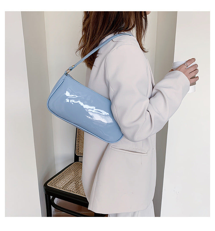 Vegan Leather Crossbody Bag - Oil Waxed Small Underarm Tote for Women | Perfect for Everyday Use, Travel & Shopping