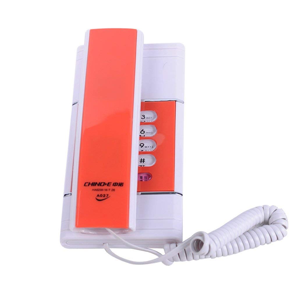 One-Touch Redial Mute Function Phone for Home, Office & Hotel - Durable Corded Telephone with Speakerphone for Bathroom, Kitchen & Business Use