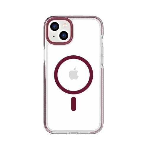 clear/burgundy