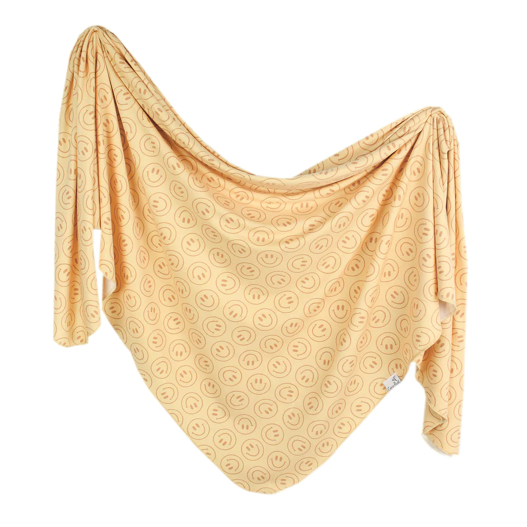 Soft Organic Cotton Knit Swaddle Blanket for Babies - Cozy & Breathable Newborn Wrap for Swaddling, Sleeping & Nursing - Perfect Baby Shower Gift