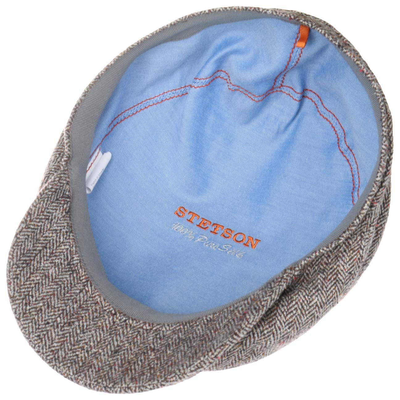 Stetson Belfast Silk Flat Cap for Men - Classic Irish Style Ivy Hat for Casual & Formal Wear - Perfect for Weddings, Golf, and Outdoor Events