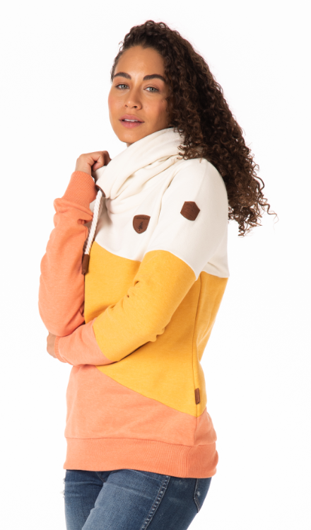Selene Sunflower Mix Hoodie - Women's Stylish Floral Print Pullover Sweatshirt for Casual Wear & Outdoor Activities