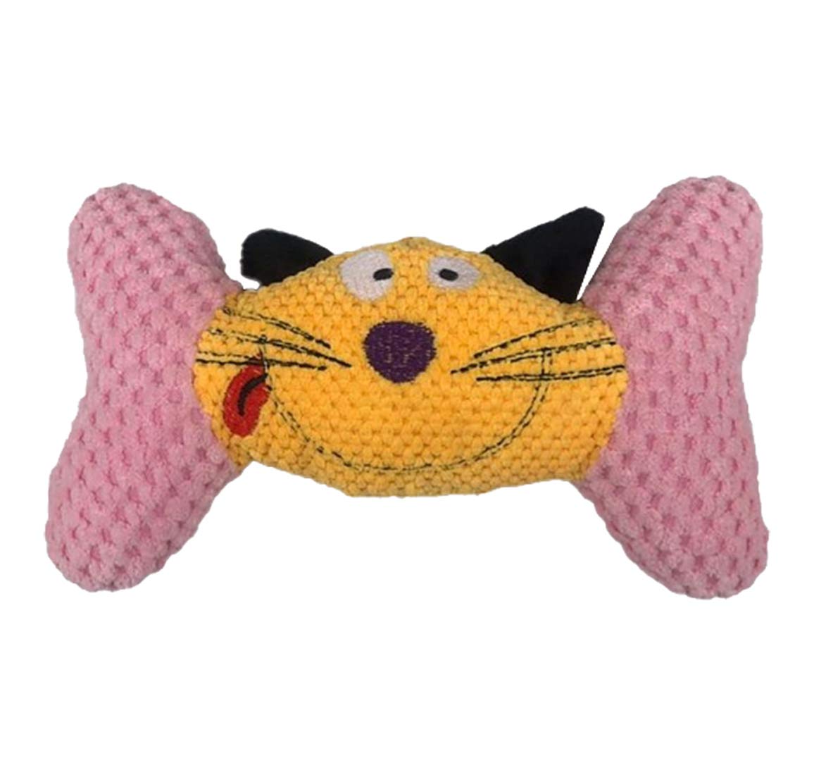 Durable Squeaky Dog Bone Plush Toy - Chew-Proof Stuffed Puppy Toy for Fetch, Chase & Teeth Cleaning | Perfect for Small Dogs & Puppies Playtime