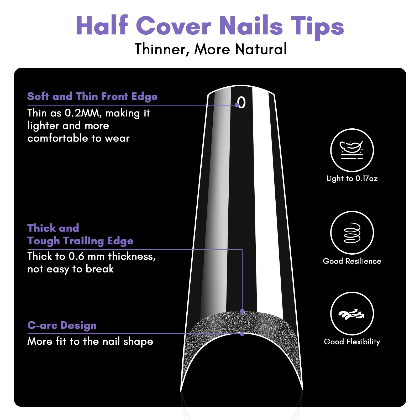 SAVILAND Acrylic Nail Kit with 100pcs Half Cover False Nail Tips - 3 Colors Acrylic Powder & Liquid Set, Acid-free Primer & Top Coat | Professional DIY Nail Art Extension Kit for Beginners | Perfect for Home Salon, Nail Practice & Party Manicures