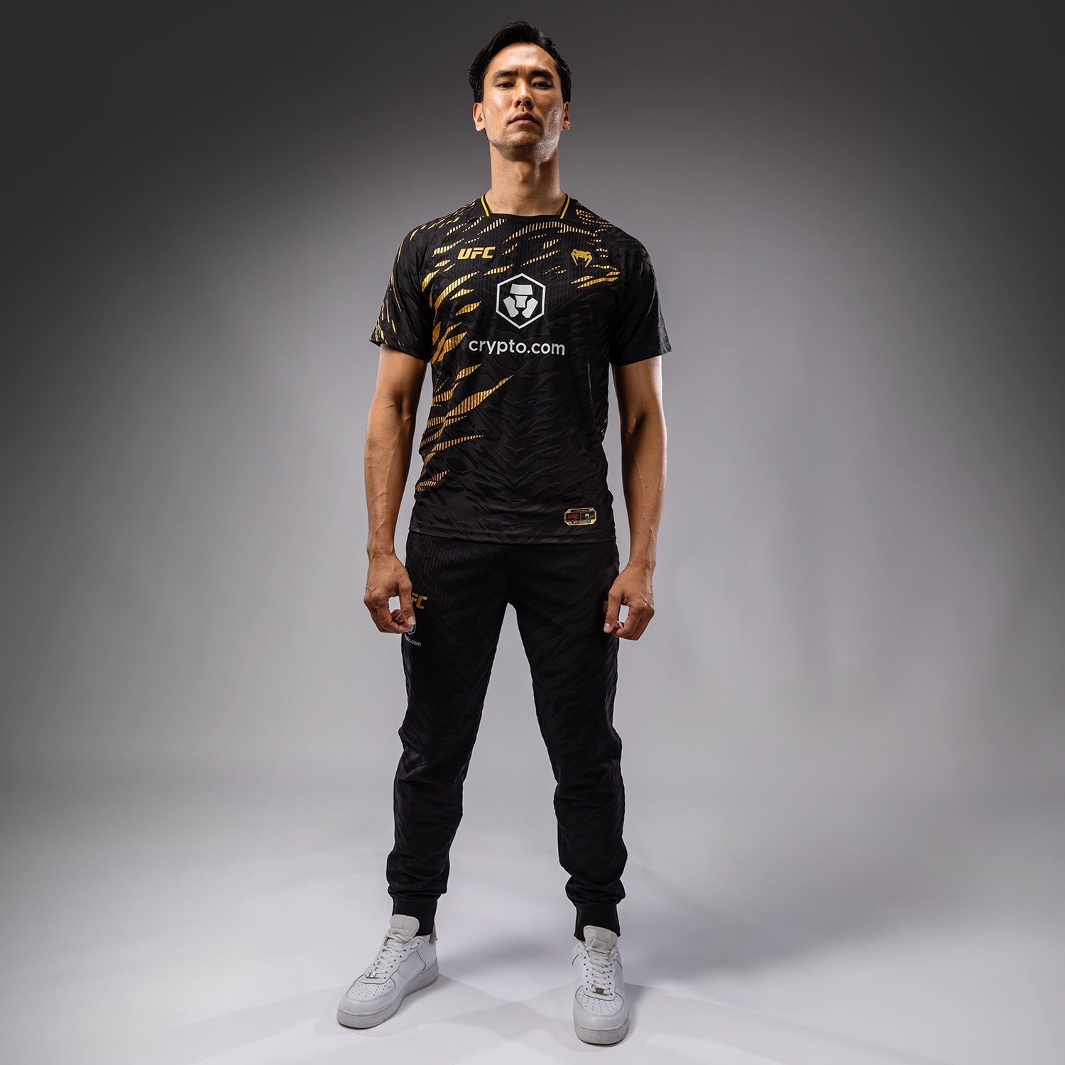 Venum UFC Fusion Authentic Fight Night Men's Walkout Jersey - Champion Edition | MMA Training & Fight Night Apparel for UFC Fans