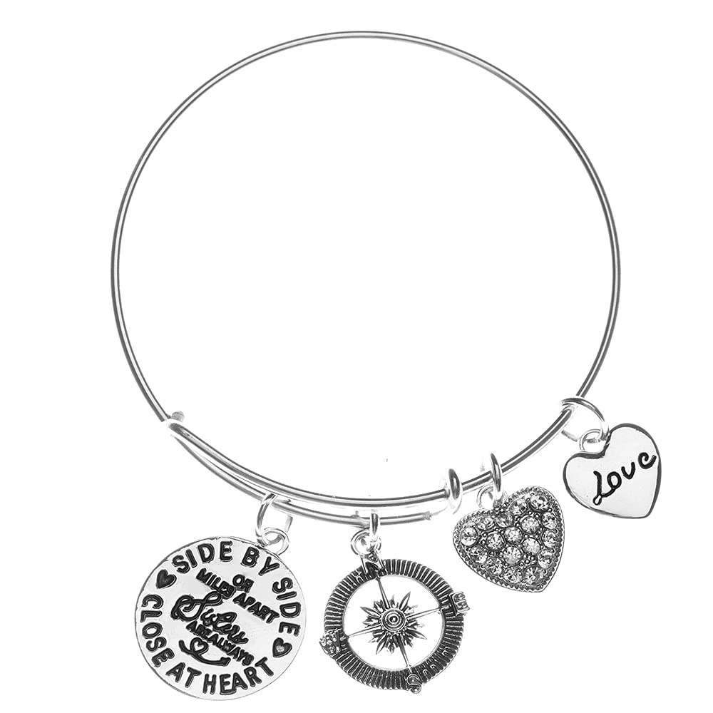 Infinity Sister Bracelet - Sterling Silver Jewelry for Sisters, Best Friend & Maid of Honor | Birthday Gift for Big Sister & Little Sister | Friendship Keepsake for Weddings & Special Occasions