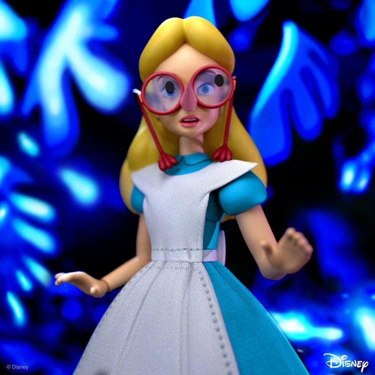 Disney Alice in Wonderland ULTIMATES! Alice Action Figure - Collectible Doll for Disney Fans, Gift for Kids & Adults, Perfect for Display & Play