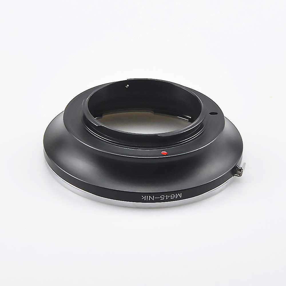 M645 to Nikon F-Mount Lens Adapter - Compatible with D7100, D7000, D5300, D5200, D5100, D5000, D3300, D3200 - Convert Medium Format Lenses for DSLR Photography, Vintage Lens Mounting & Creative Shooting