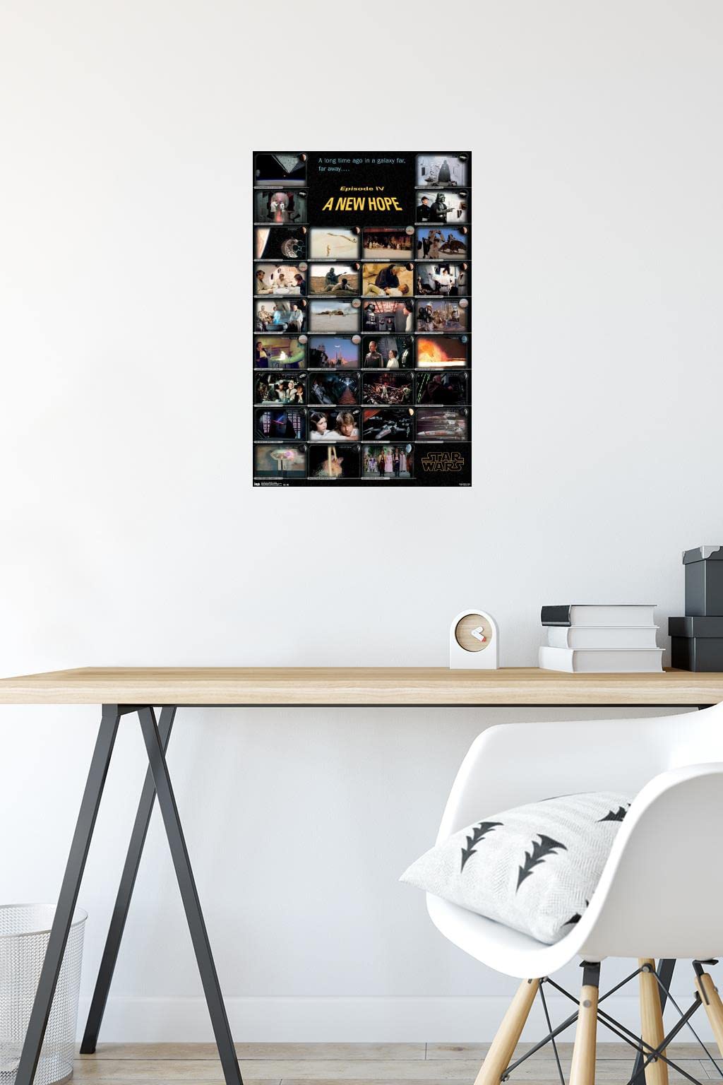 Trends International Star Wars: A New Hope Movie Wall Poster - 14.725 x 22.375 Inches Premium Unframed Art Print - Perfect for Home Theater, Game Room & Office Decor