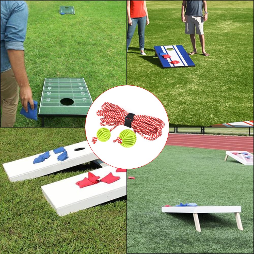 SCOTTCHEN Cornhole Game Setup Tool - Precision Distance Measuring Device for Easy Cornhole Board Setup, Perfect for Backyard Parties, Tailgating, and Family Fun