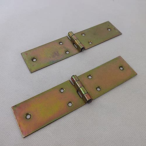 Stainless Steel Folding Butt Hinges 40x170mm (6PCS) - Heavy Duty Cabinet Hinges for Furniture, Closet Doors, Drawers & Gates | Durable Hardware for Home Improvement & DIY Projects