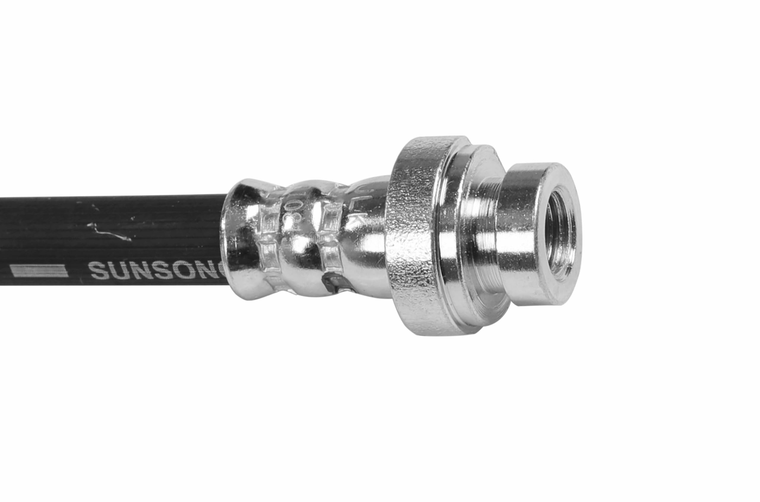 Sunsong 2202601 Brake Hydraulic Hose - High Performance Replacement for Trucks & SUVs - Durable DOT Approved Brake Line - Ideal for Off-Roading, Towing & Heavy Duty Use