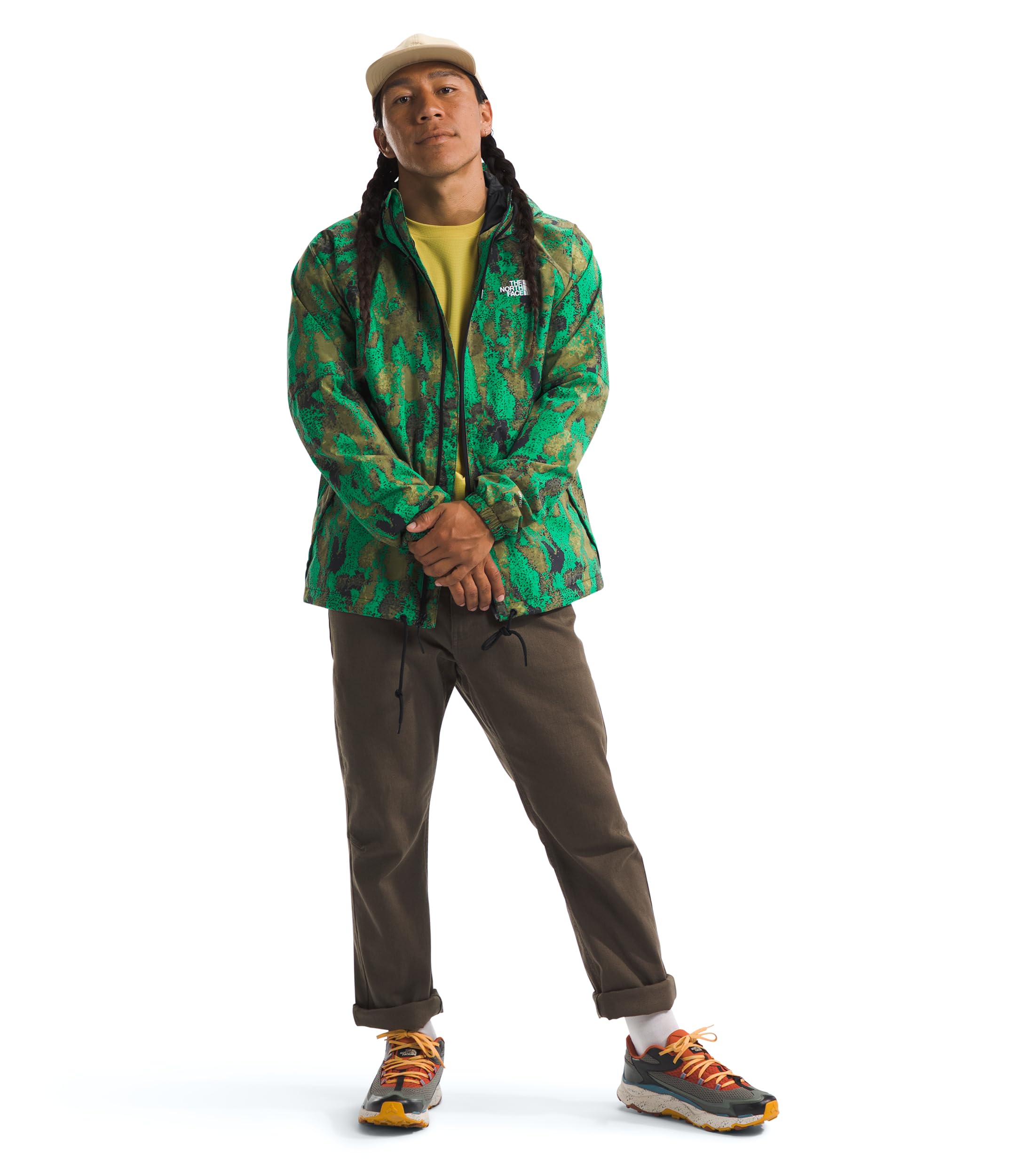 The North Face Men's Antora Rain Hoodie - Waterproof Windbreaker Jacket for Hiking & Outdoor Activities (Big & Standard Sizes)