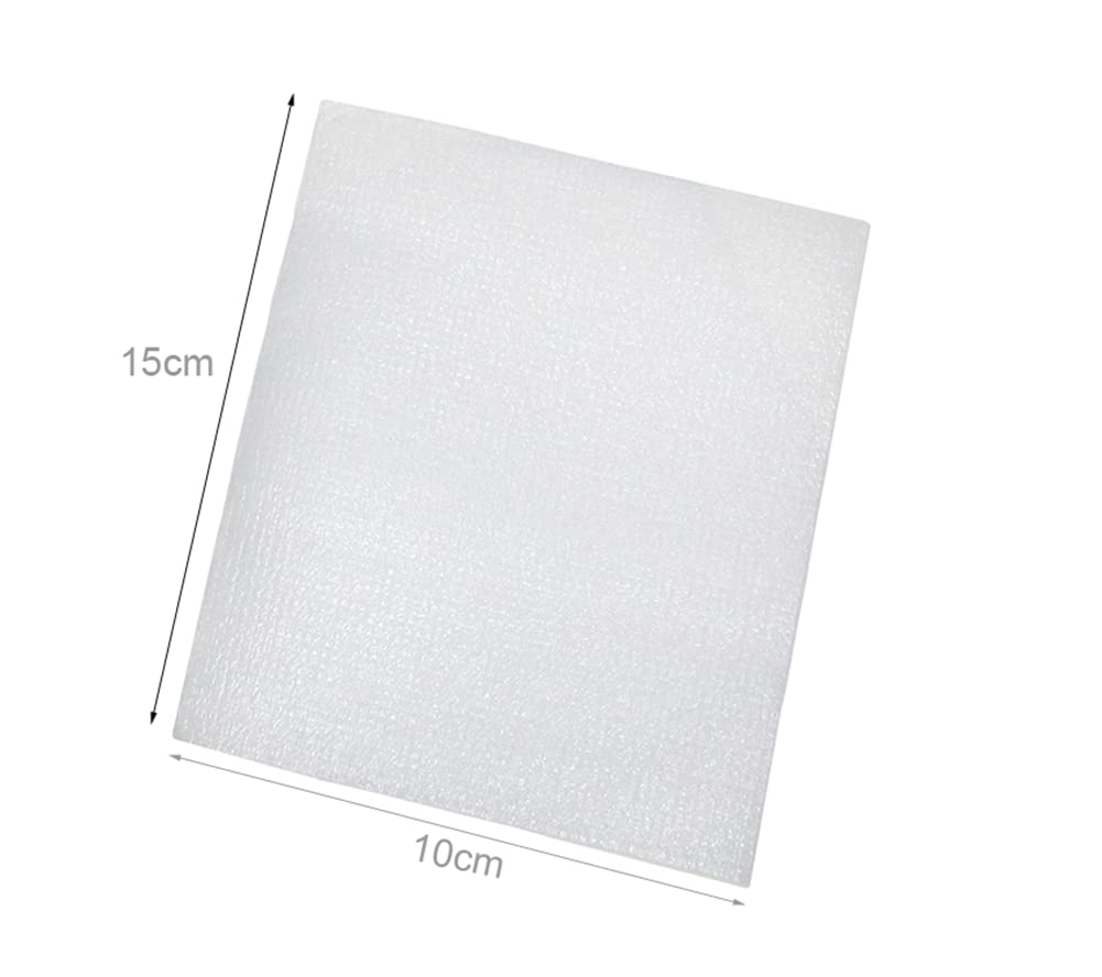 100 PCS Moistureproof Foam Pouches - Shockproof Foam Wrap Sheets for Packing & Cushioning - Waterproof Protective Packaging Supplies for Fragile Items - Ideal for Home Shipping, Electronics & Glassware Protection