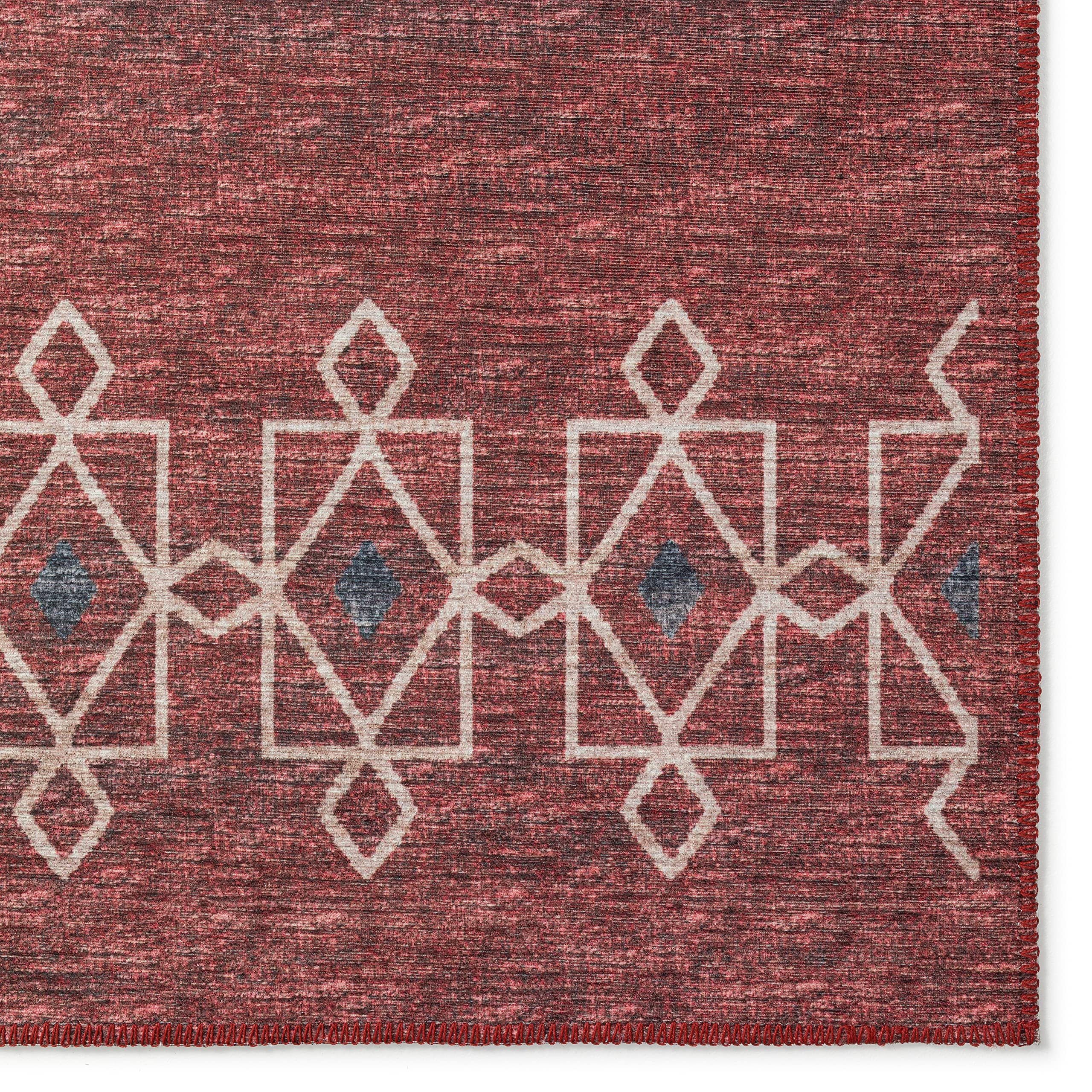 Addison Rugs Yuma AYU33 Canyon 8' x 10' Area Rug - Southwestern Style Handmade Wool Rug for Living Room, Bedroom & Home Decor