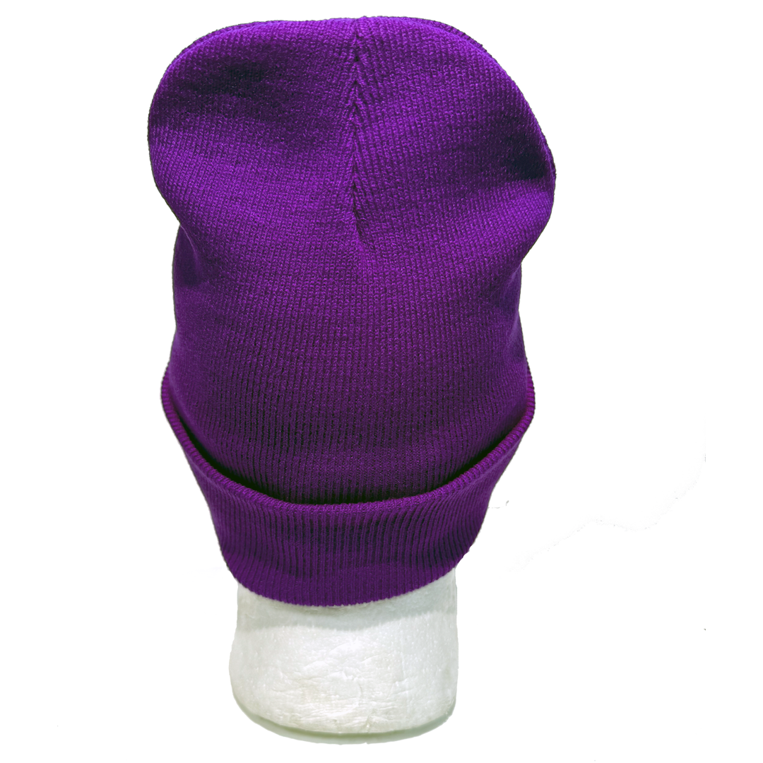 Eagle Leather Knit Beanie for Men & Women - Winter Warm Wool Blend Hat for Outdoor Activities, Hiking, and Casual Wear