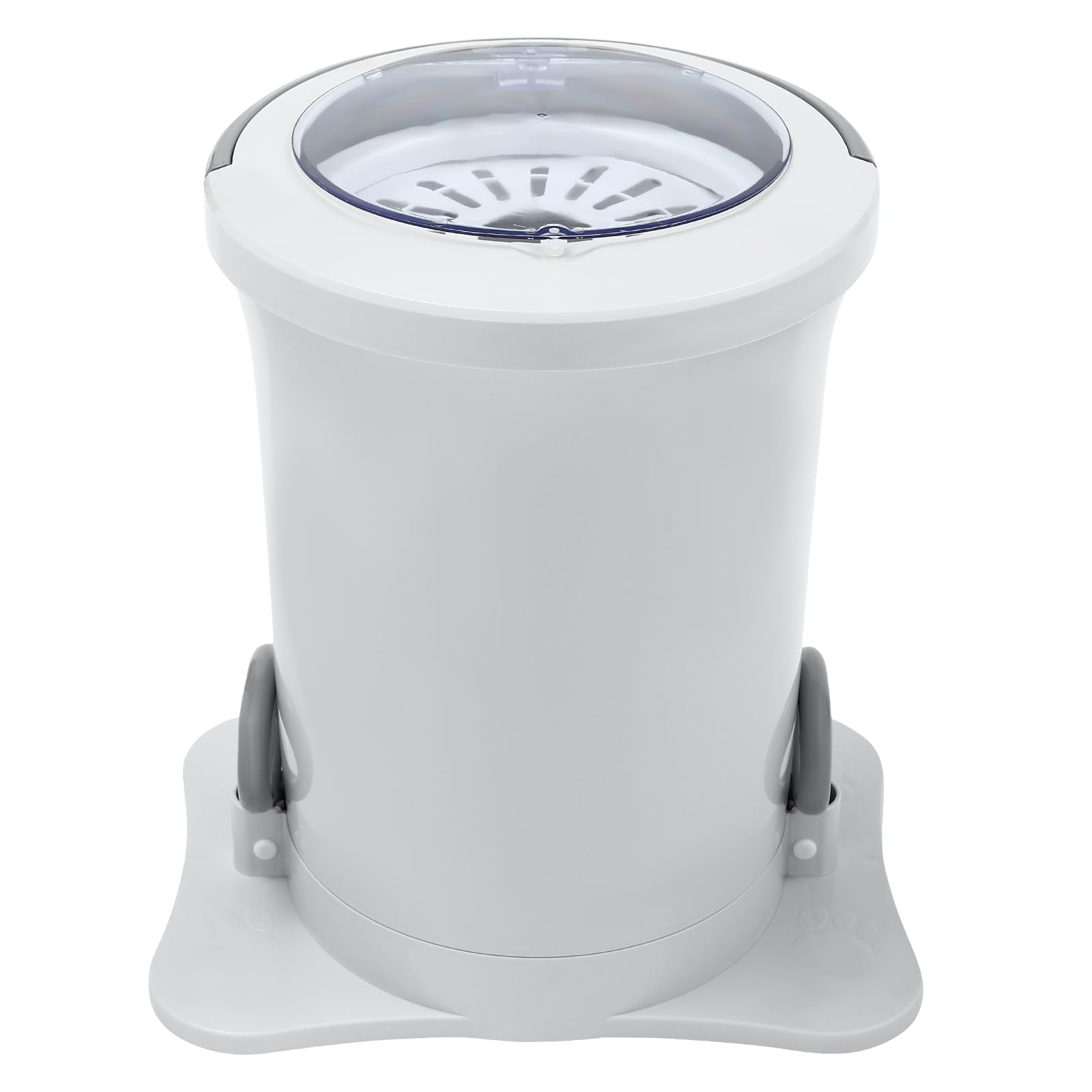 3 Gallon Manual Spin Dryer - Portable Non-Electric Clothes Dehydrator for RV, Camping, Apartment & Dorm | Compact Laundry Solution for Small Spaces (White) - Perfect for Travel, Emergency Use & Off-Grid Living