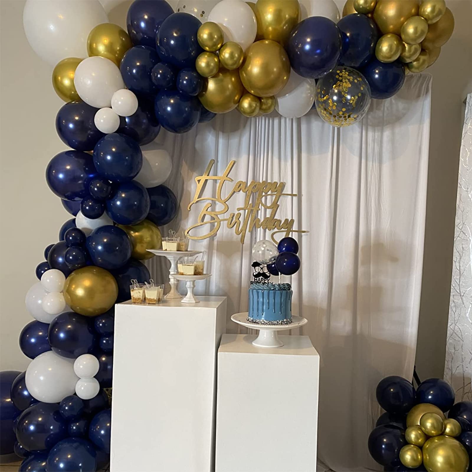 Navy Blue Balloon Arch Kit - 5