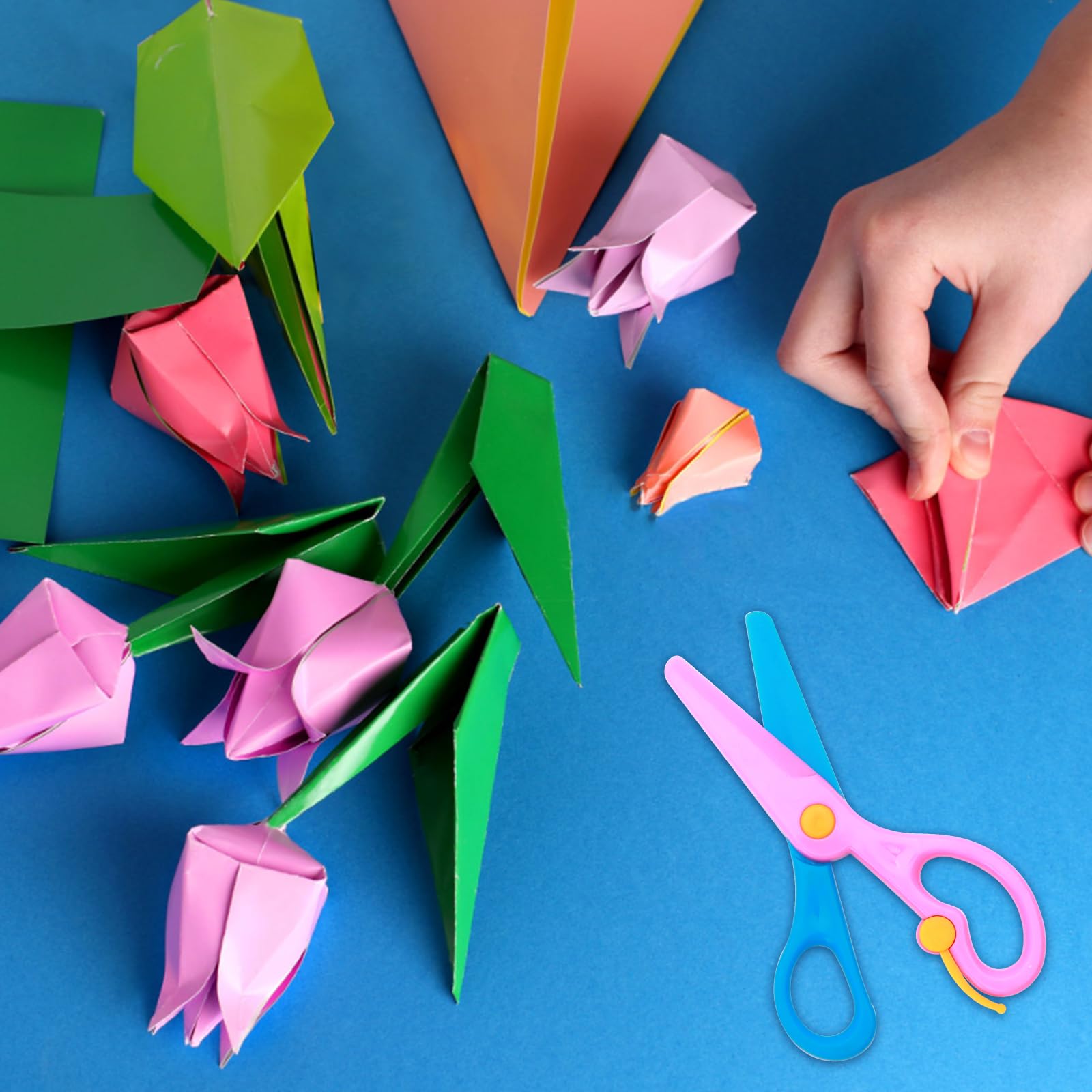 Origami Paper 6x6 Inch - 20 Vibrant Colors, 300 Double-Sided Square Sheets for DIY Crafts, Art Projects & Paper Folding | Perfect for Kids' Activities, Classroom Projects & Creative Gift Wrapping