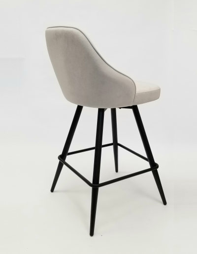 Daphne Stone Stool - Modern Indoor/Outdoor Seating for Living Room, Patio, or Garden - Durable & Stylish Home Decor
