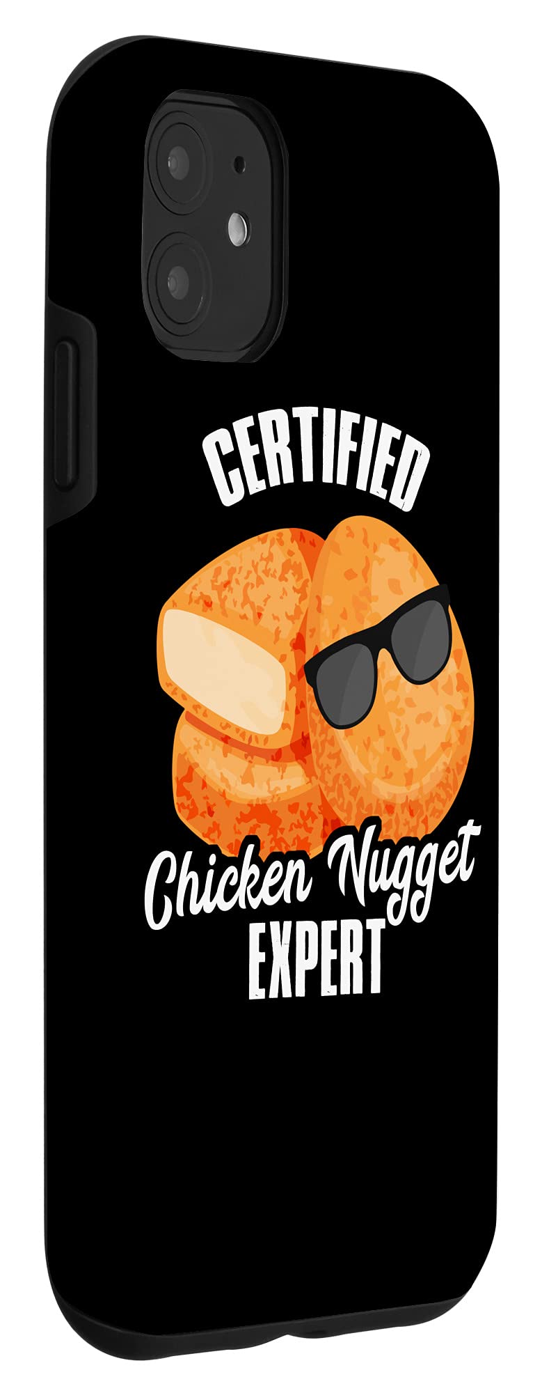 iPhone 11 Case - Certified Chicken Nugget Expert Funny Food Design | Protective Phone Cover for iPhone 11 | Perfect Gift for Food Lovers & Snack Enthusiasts