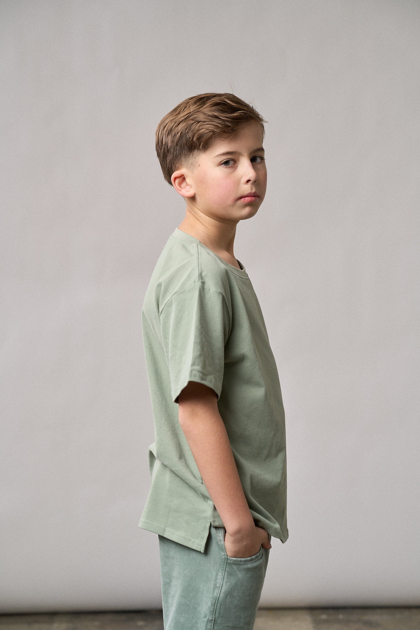 Elevated Tee - Soft & Stylish Basil Green T-Shirt for Men & Women | Perfect for Casual Wear, Outings & Layering